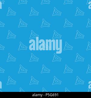 Anti-stapler pattern vector seamless blue Stock Vector