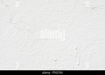 White Plaster Wall Texture. Empty Bright Plaster Background Stock Photo