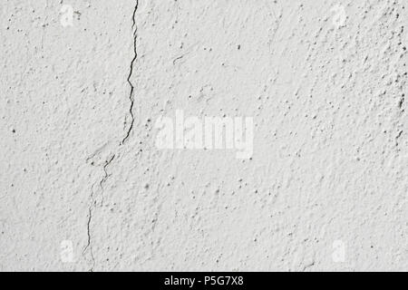 White Plaster Wall Texture. Empty Bright Plaster Background Stock Photo
