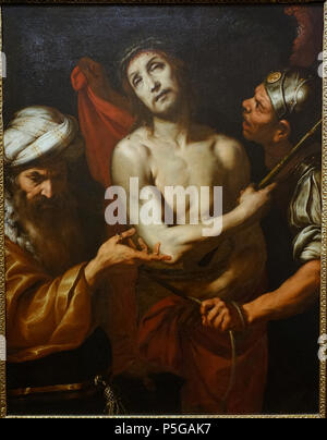 N/A. English: Exhibit in the Blanton Museum of Art - Austin, Texas, USA. This work is old enough so that it is in the . 15 November 2015, 16:11:44. Daderot 492 Ecce Homo by Daniele Crespi, Milan, c. 1623, oil on canvas - Blanton Museum of Art - Austin, Texas - DSC07958 Stock Photo