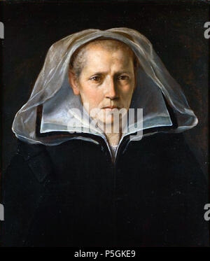 English: Portrait of an old woman or Portrait of the Artist's Mother Deutsch: Porträt einer älteren Frau  circa 1632. N/A 18 Guido Reni - Portrait of the Artist's Mother Stock Photo