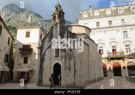 Old Town, Kotor, Bay of Kotor, Montenegro Stock Photo