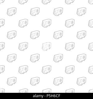 Disinfection car icon, outline style Stock Vector