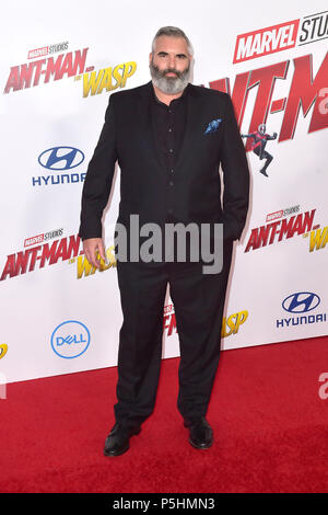 Benjamin Byron Davis attending the 'Ant-Man and The Wasp' world premiere at El Capitan Theater on June 25, 2018 in Los Angeles, California. Stock Photo