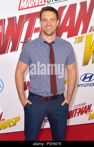 Sean Kleier attending the 'Ant-Man and The Wasp' world premiere at El Capitan Theater on June 25, 2018 in Los Angeles, California. Stock Photo