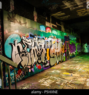legal wall street art graffiti Stock Photo