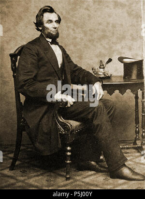 Abraham Lincoln, 1861 Stock Photo - Alamy