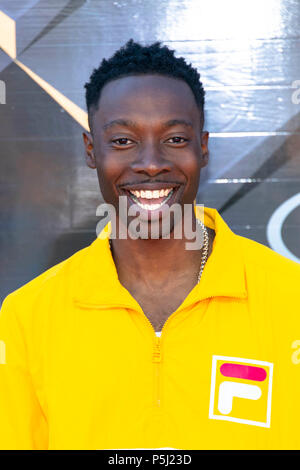 Santa Monica, USA. 25th Jun, 2018. Frenchy attends 2018 NBA Awards Show from Barker Hanger, Santa Monica, California on June 25, 2018 Credit: Eugene Powers/Alamy Live News Stock Photo