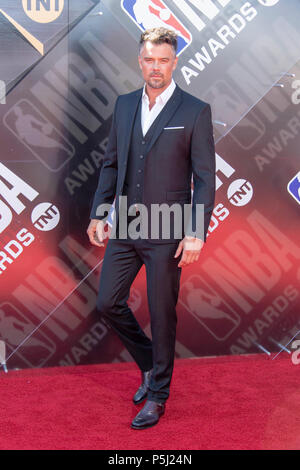 Santa Monica, USA. 25th Jun, 2018. Josh Duhamel attends 2018 NBA Awards Show from Barker Hanger, Santa Monica, California on June 25, 2018 Credit: Eugene Powers/Alamy Live News Stock Photo