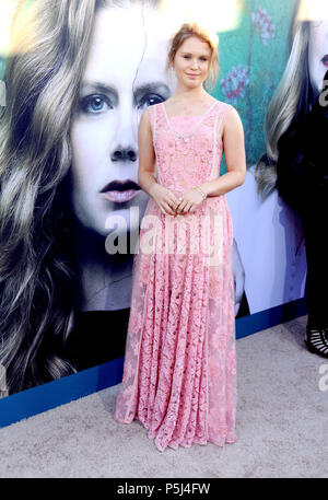 Los Angeles, USA. 26th Jun, 2018. Actress Eliza Scanlen attends HBO's premiere of 'Sharp Objects' on June 26, 2018 at The Cinerama Dome in Los Angeles, California. Photo by Barry King/Alamy Live News Stock Photo