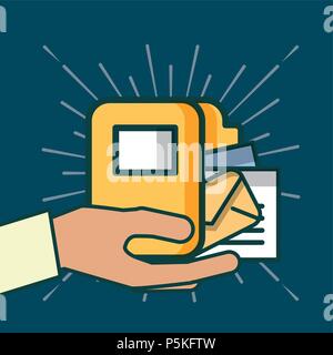 office supplies and people Stock Vector