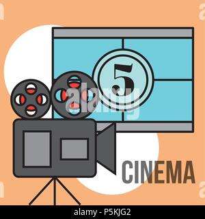 film movie cinema Stock Vector