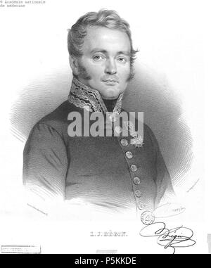 N/A. Français : Louis-Jacques Bégin par Nicolas-Eustache Maurin importé du site BIU Santé (Paris) . 28 March 2016.   Nicolas Eustache Maurin  (1799–1850)    Alternative names Nicolas-Eustache Maurin; Nicolas Maurin  Description French painter, engraver and lithographer brother of Antoine Maurin  Date of birth/death 6 March 1799 1850  Location of birth/death Perpignan Paris  Work location Paris  Authority control  : Q3339954 VIAF:61728556 ISNI:0000 0000 7730 1865 ULAN:500016190 LCCN:nr94018861 NLA:35038211 WorldCat 104 Anmpx04x0034 Stock Photo