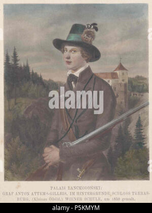 Anton August Graf von AttemsGilleis, 18341891 Stock Photo Alamy