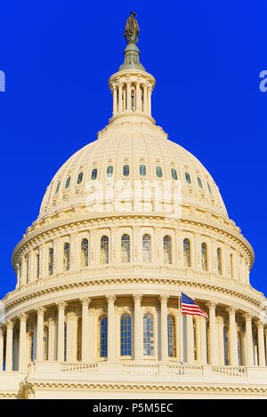 United States Capitol, often called the Capitol Building,home of the United States Congress, seat of the legislative branch of the U.S. federal govern Stock Photo