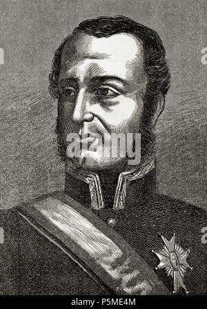 Joaquin Blake Joyes (1759-1827). Spanish military. Chairman of the Council of Regency of Spain and the Indies (1810-1811) and Chief of Staff. Engraving. Stock Photo