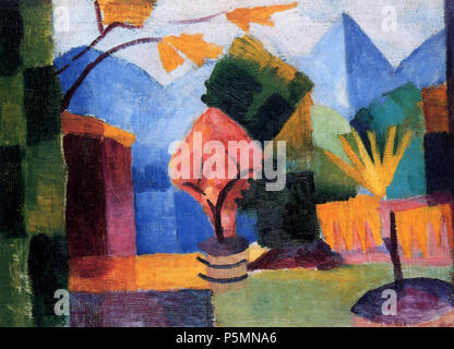 Garten Am Thuner See By August Macke 1914 Stock Photo 169706377