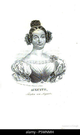 N/A. Deutsch: Auguste Gräfin von Harrach (* 30. August 1800 in Dresden; † 5. Juni 1873 in de:Bad Homburg vor der Höhe), war als Fürstin Liegnitz die zweite Ehefrau von König Friedrich Wilhelm III. von Preußen . 1800. dalbert Dorotheus Salomo Cohnfeld 151 Auguste von Harrach Stock Photo