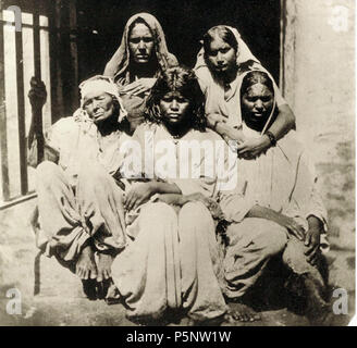 N/A. English: Bengali Hindu women in prison in Alipur . circa 1856. Unknown 186 Bengali Hindu women in prison in Alipur (c. 1856) Stock Photo