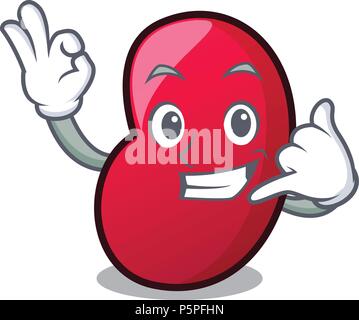 Okay jelly bean character cartoon Stock Vector Image & Art - Alamy