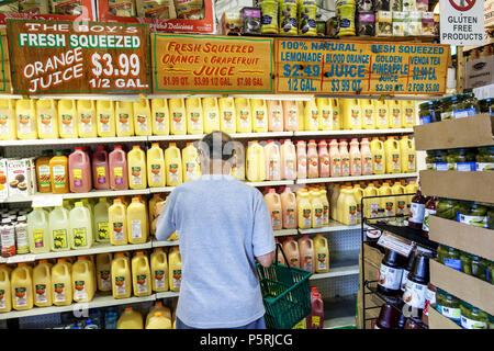 Delray Beach Florida,The Boys Farmers Market,gourmet grocery store supermarket food display sale,shopping shopper shoppers shop shops market markets m Stock Photo