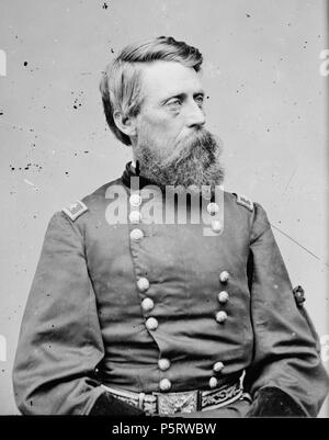 N/A. General Jefferson C. Davis. Library of Congress description: 'Gen. Jefferson Davis, U.S.A.' . between 1855 and 1865.   Mathew Brady  (1822–1896)      Description American photographer, war photographer, photojournalist and journalist  Date of birth/death 18 May 1822 15 January 1896  Location of birth/death Warren County Manhattan  Work period from 1844 until circa 1887  Work location New York City, Washington, D.C.  Authority control  : Q187850 VIAF:22965552 ISNI:0000 0001 2209 4376 ULAN:500126201 LCCN:n81140569 NARA:10570155 WorldCat 417 General Jefferson Davis - Brady-Handy Stock Photo