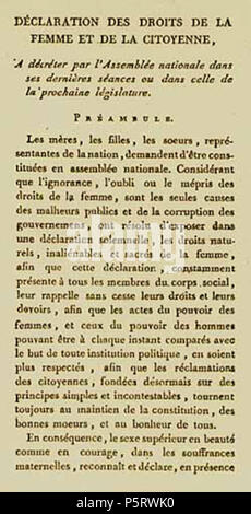 de gouges declaration of the rights of woman