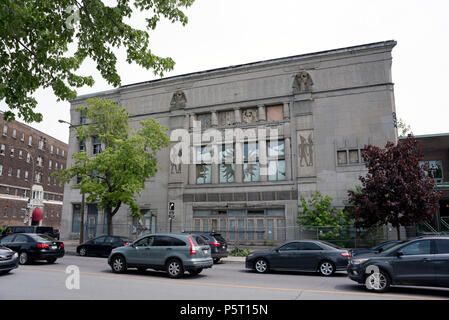 The art deco Egyptian-style former Empress Theatre, Montreal canada Stock Photo