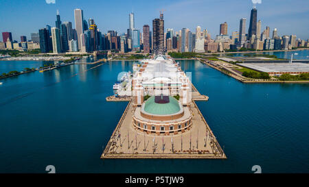 Navy Pier, Chicago, IL, USA Stock Photo