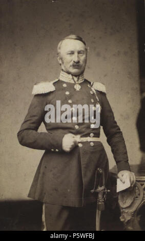 N/A. English: Christian Carl Lundbye (1812-1873), Danish Army officer, Minister of War . before 1873.   Jens Petersen  (1829–1900)     Alternative names J. Petersen  Description Danish photographer  Date of birth/death 19 March 1829 1 September 1900  Work location Copenhagen, Denmark  Authority control  : Q11296101 VIAF:9741148269755205230002 GND:1122373007 343 Christian Carl Lundbye by Jens Petersen Stock Photo