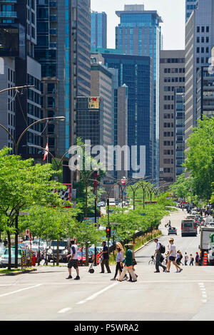 boulevard levesque rene montreal alamy canada passing through june