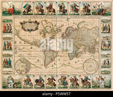 World Map 1587 Stock Photo - Alamy