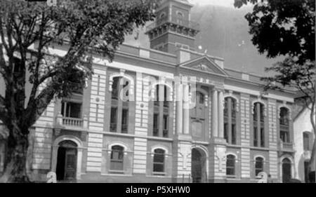 N/A. Fachada del Edificio San Ignacio de la Universidad de Antioquia, tomada el 01-01-1928, Medellín, Colombia. 1 January 1928. Melitón Rodriguez 492 Edificio San Ignacio- 01-01-1928 Stock Photo