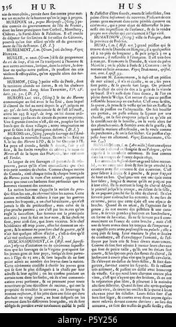 N/A. Français : Encyclopédie, ou Dictionnaire raisonné des sciences, des arts et des métiers, volume 8. from 1751 until 1772. Denis Diderot et Jean le Rond d'Alembert. 511 ENC 8-0356 Stock Photo