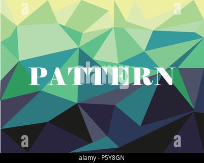 Green White Polygonal Mosaic Background Stock Vector
