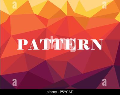 Red Purple Polygonal Mosaic Background Stock Vector