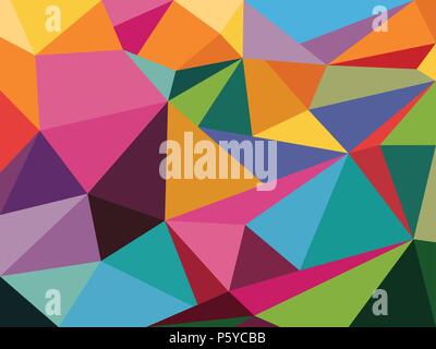 Polygonal Mosaic Background Stock Vector