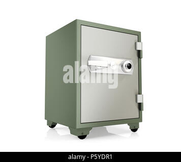 Safe box, security object, safety equipment, security equipment, safety box equipment, isolated on white background Stock Photo