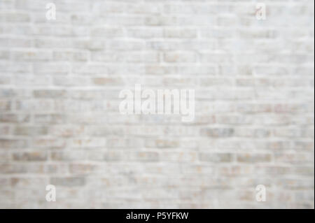 Abstract background of whitewashed brick wall Stock Photo