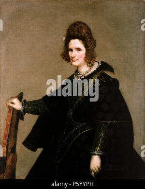 Lady from court, 1635 by Diego Velázquez Stock Photo