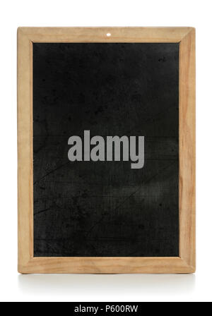Isolated vintage chalkboard on a white background Stock Photo - Alamy