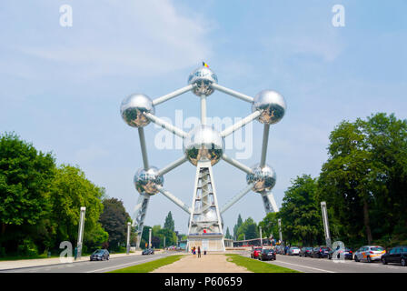 Atomium, Parc d'Osseghem, Laeken, Brussels, Belgium Stock Photo