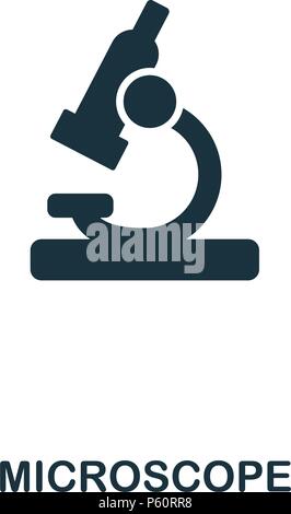 Microscope icon. Line style icon design. UI. Illustration of microscope icon. Pictogram isolated on white. Ready to use in web design, apps, software, print. Stock Vector