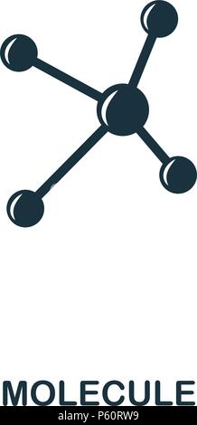 Molecule icon. Line style icon design. UI. Illustration of molecule icon. Pictogram isolated on white. Ready to use in web design, apps, software, print. Stock Vector