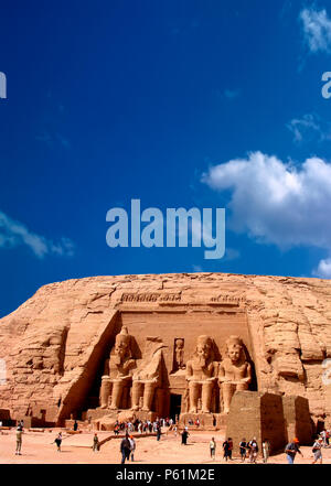 an image of Abou Simbel  in Egypt Stock Photo
