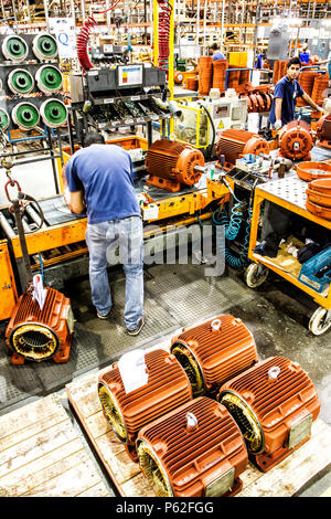 Manufacturing industrial plant in southern Brazil. Stock Photo