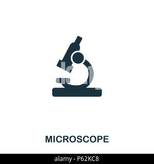 Microscope icon. Line style icon design. UI. Illustration of microscope icon. Pictogram isolated on white. Ready to use in web design, apps, software, print. Stock Photo
