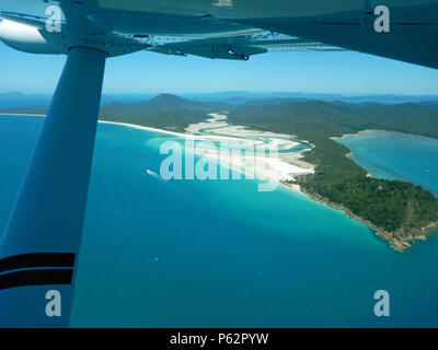 Aerial view of Whitsunday Beach Stock Photo