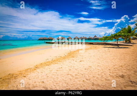 Moorea beach vacation Stock Photo