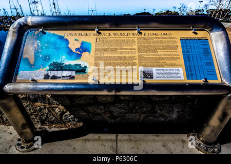 veterans memorial, san diego waterfront, ca us Stock Photo